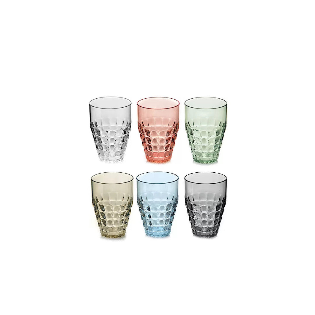 Set 6 Tall Tumblers Tiffany