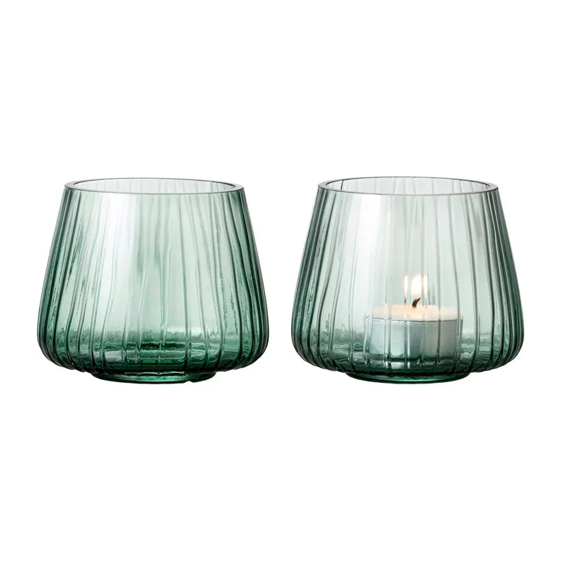 Candlelight Kusintha Votive Height 7.5 cm 2 Pcs Green