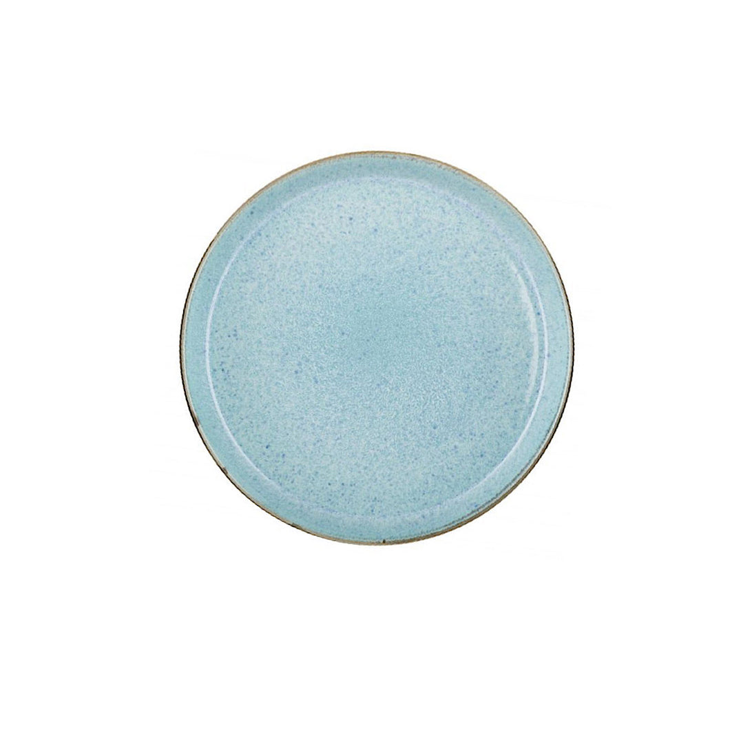 Stoneware Gastro Plate 21 cm Grey /Light blue