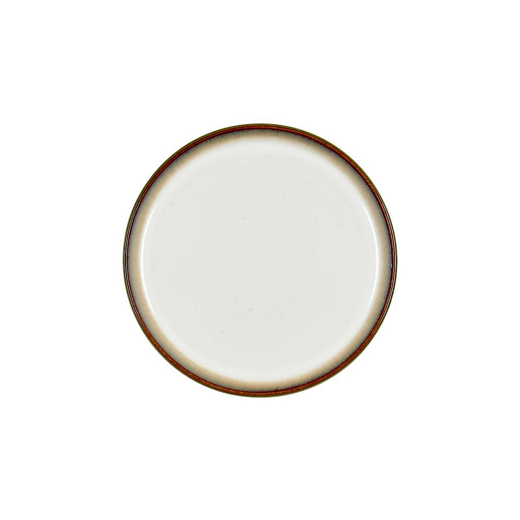 Stoneware Gastro Plate 21 cm Grey Cream