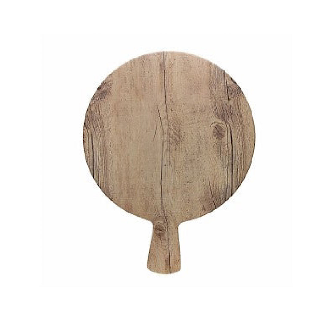 Round Chopping Board 40cm Show Plate Wooden