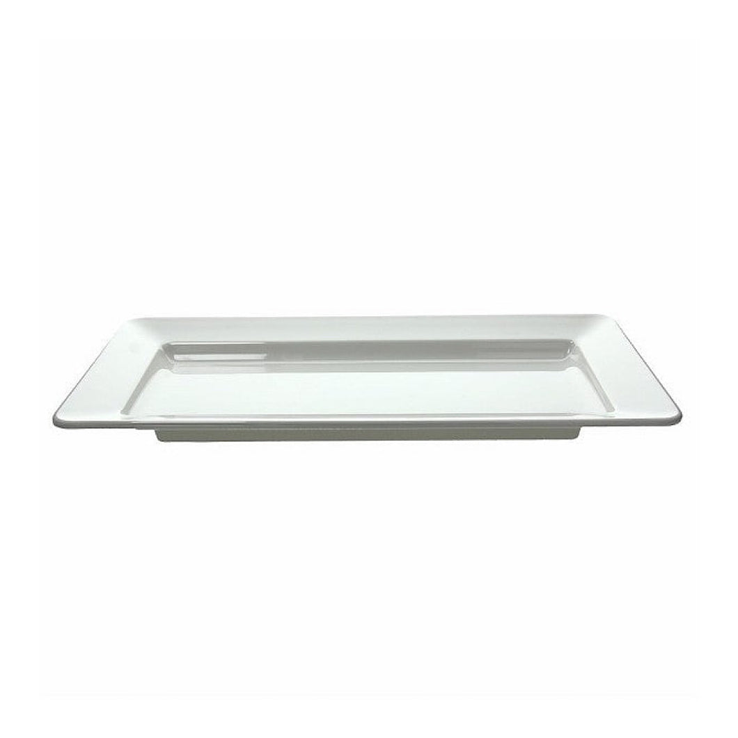 Rect.Tray 75x25cm Show Plate Bianco