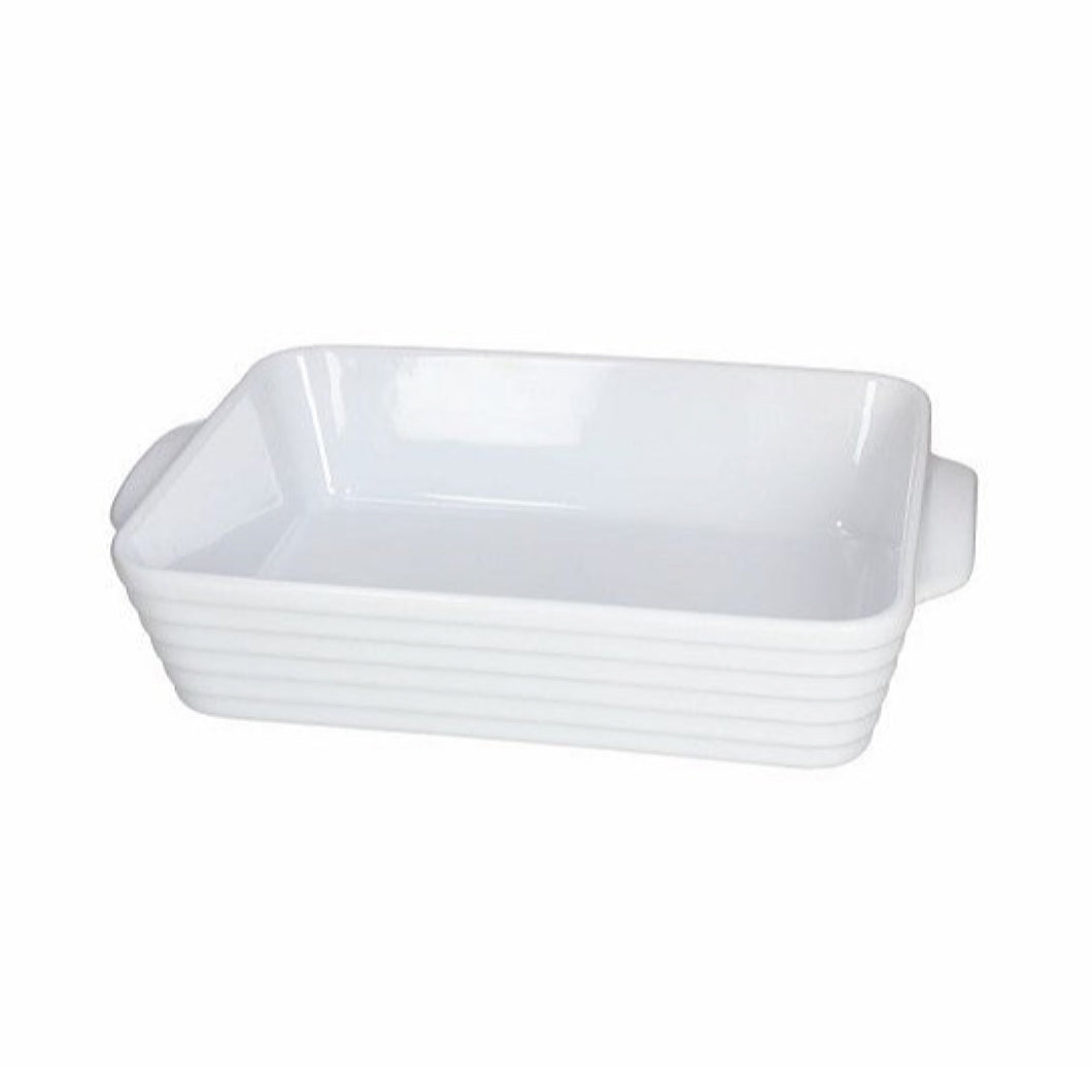 Rect.Bak.Dish 31x21.5cm/7.5h Pl-Cook Rings