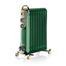 Load image into Gallery viewer, Vintage Oil Radiator 11 fins 2500W GREEN

