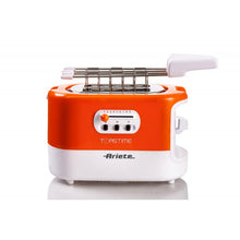 Load image into Gallery viewer, Toaster With Tongs For 2 Slices 700W Orange
