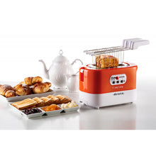 Load image into Gallery viewer, Toaster With Tongs For 2 Slices 700W Orange
