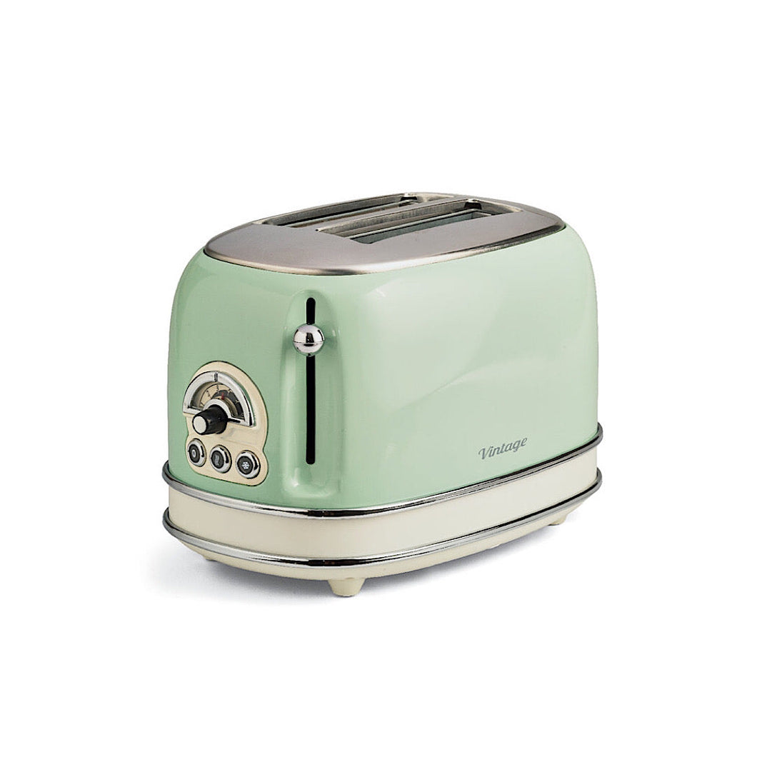 Vintage Toaster 2S Green 810W