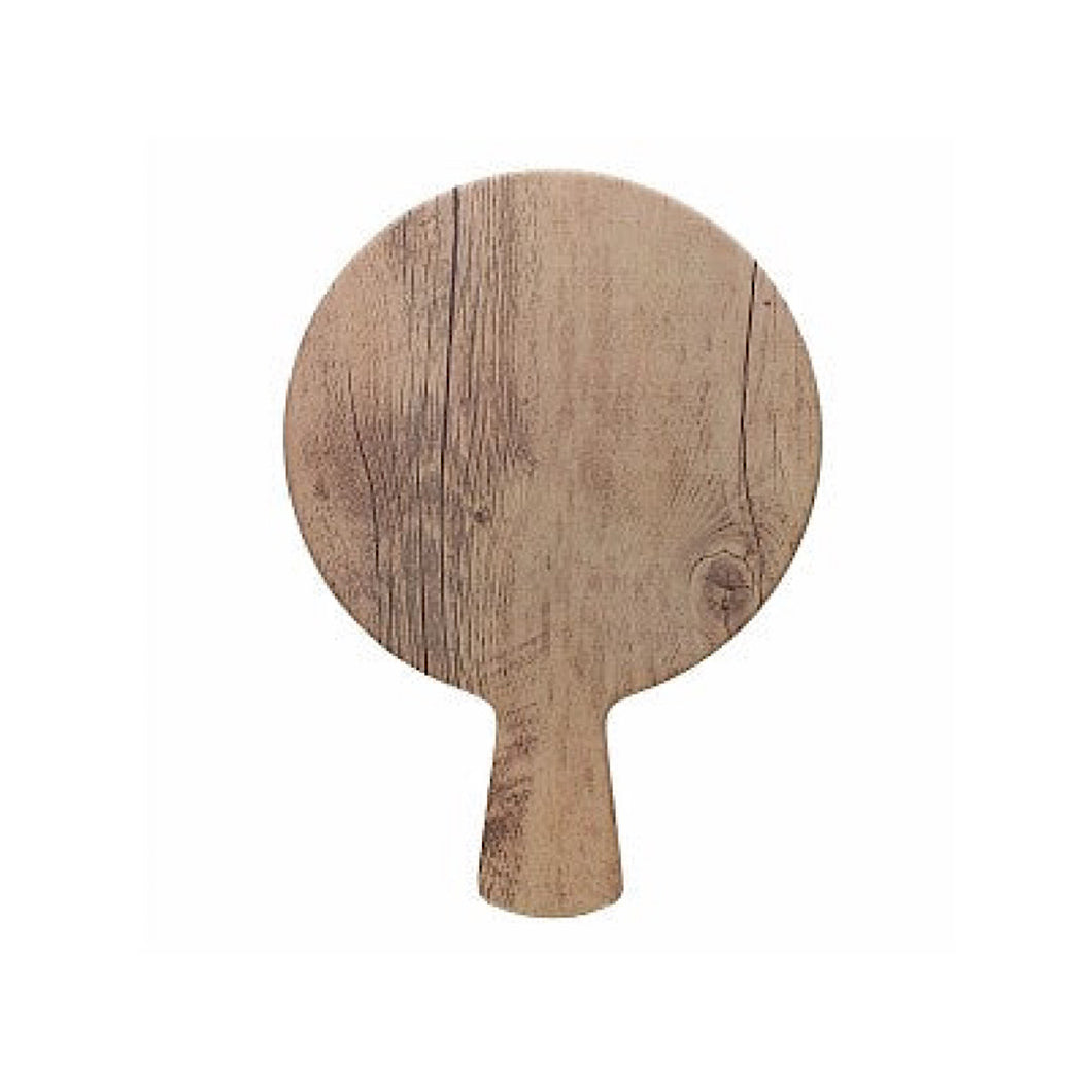 Round Cutting Board 28cm Show Plate Wooden