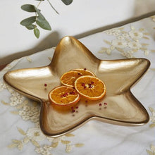 Load image into Gallery viewer, Star Plate Gold 30cm Galassia Star
