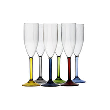 Load image into Gallery viewer, Party - Champagne Glass - Colors - Set 6 pcs
