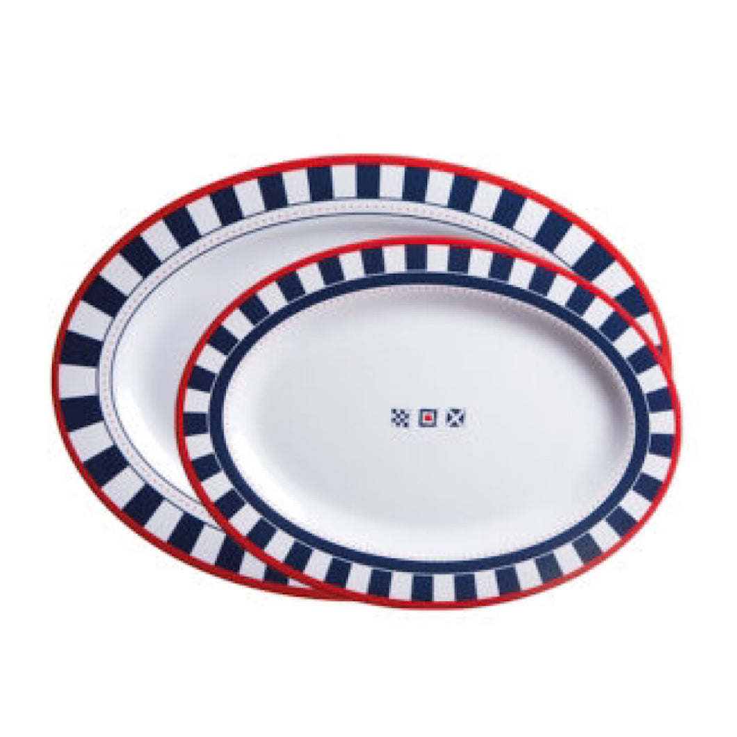 Venezia - Oval Serving Platters - Set 2u