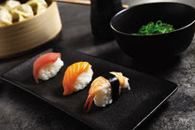 Load image into Gallery viewer, Sashimi Rectangular Plate 28x13.5cm Jap Black
