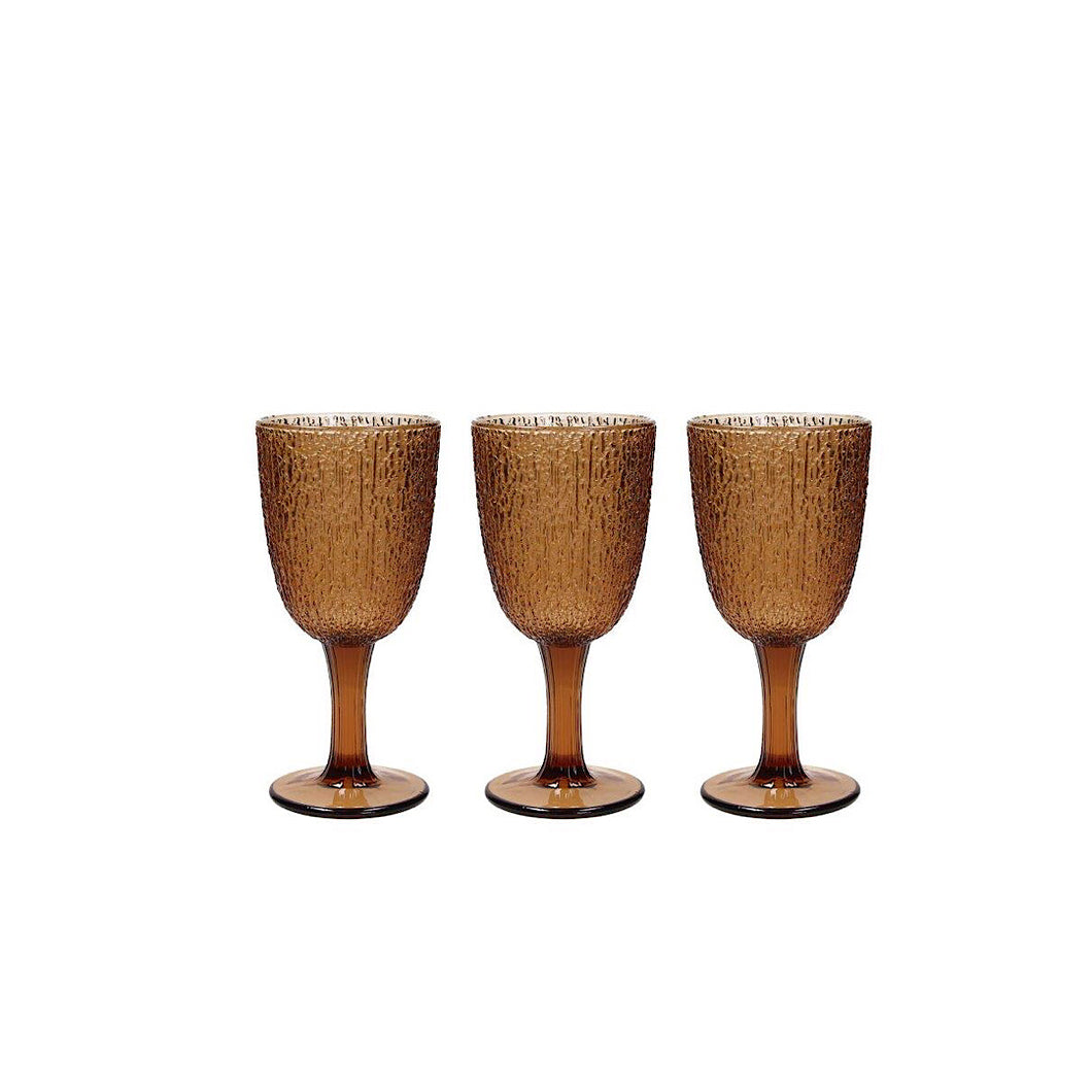 Davor - Set 3 glasses Ambra