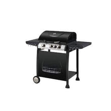 Load image into Gallery viewer, Gaz Barbecue , 3 Burners With Side Burner ,Black
