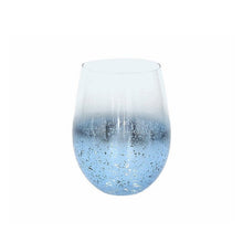 Load image into Gallery viewer, Set 6pcs Glasses Glitter D.7.2x12cm/h Greta Blue
