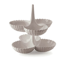 Load image into Gallery viewer, Set of 2 hors d’oeuvres dishes Tiffany Milk white
