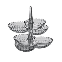 Load image into Gallery viewer, Set of 2 Hors d’oeuvres dish Tiffany Sky Grey
