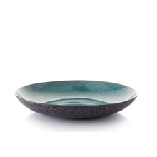 Load image into Gallery viewer, Stoneware Serving Dish 40 cm Black Green
