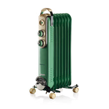 Load image into Gallery viewer, Vintage Oil Radiator 7 fins 1500W GREEN
