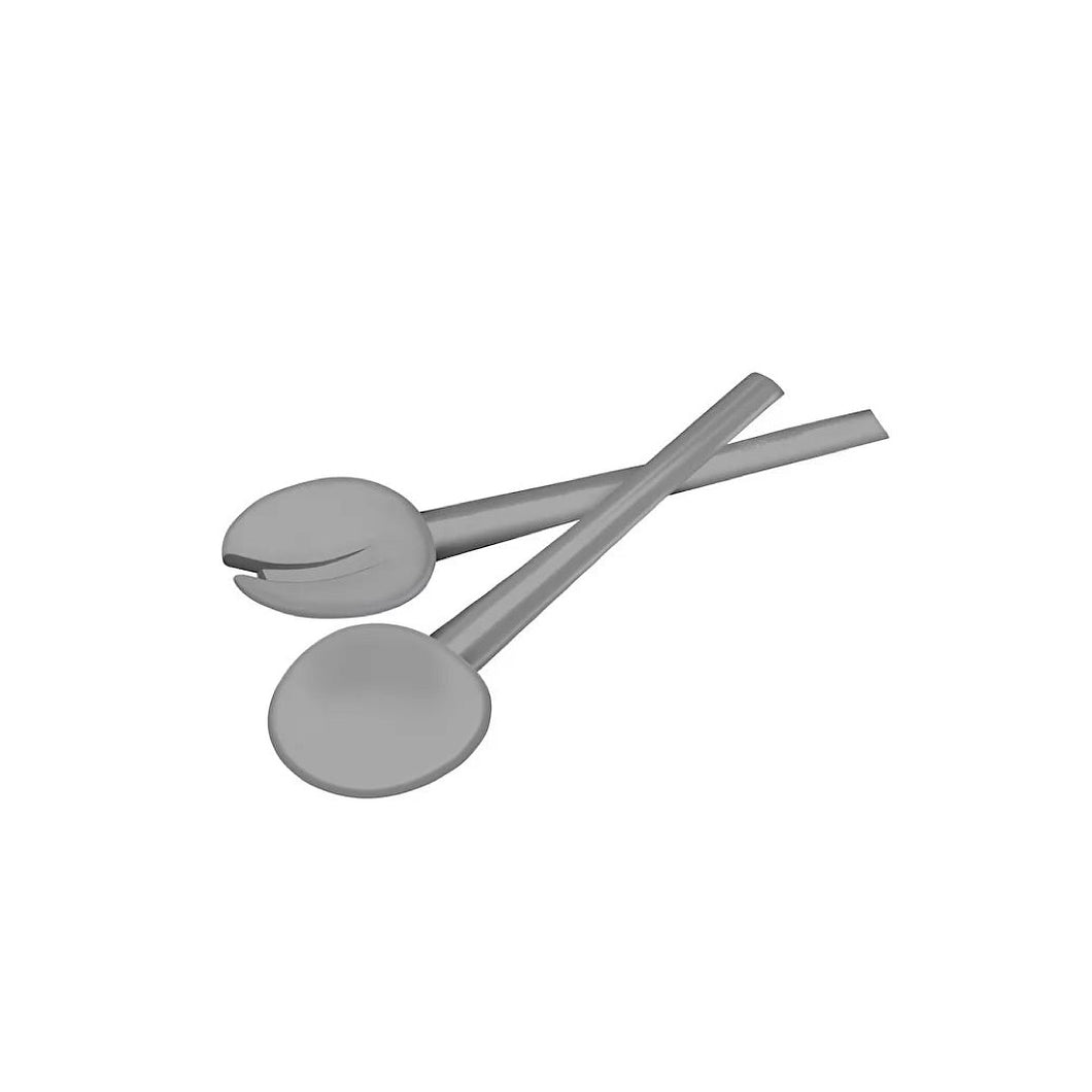 Salad Servers Dark Grey