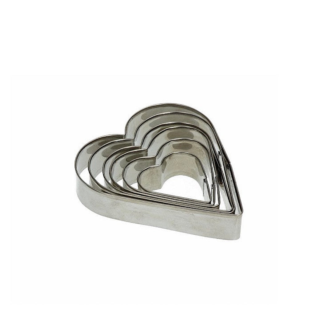 Set 6 Cookie Cutters-Heart Mythos Utensils