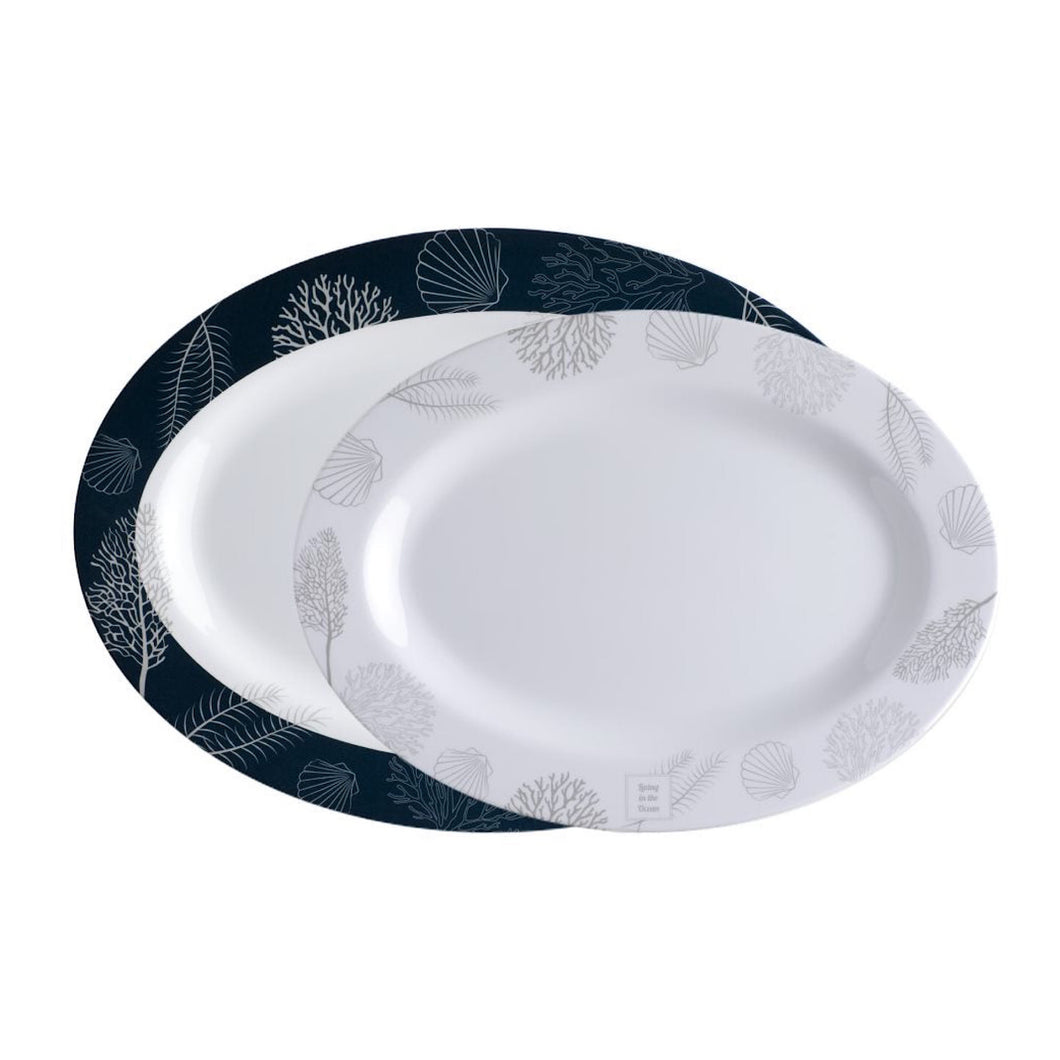 Living - Oval Serving Platters - Set 2 pcs