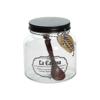 Jar W/ Lid, H12, 650CC+Spoon, Dolce Casa La Cascina