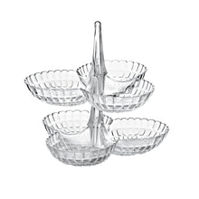 Load image into Gallery viewer, Set of 2 Hors d’oeuvres dish Tiffany Sky Grey
