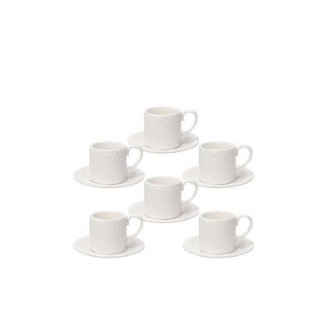 Ornament Copenaghen Coffee Cup & Saucer Collection Set 6