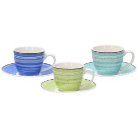 Bahamas Pack 6pcs Coffee Cups with Saucer