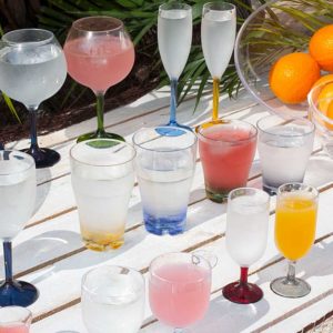 Party - Wine Cup - Colors - Set 6 pcs