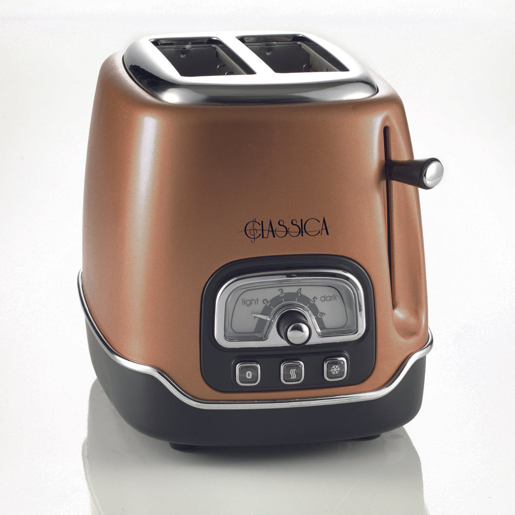 Classica Toaster 2 Slices 815W Copper